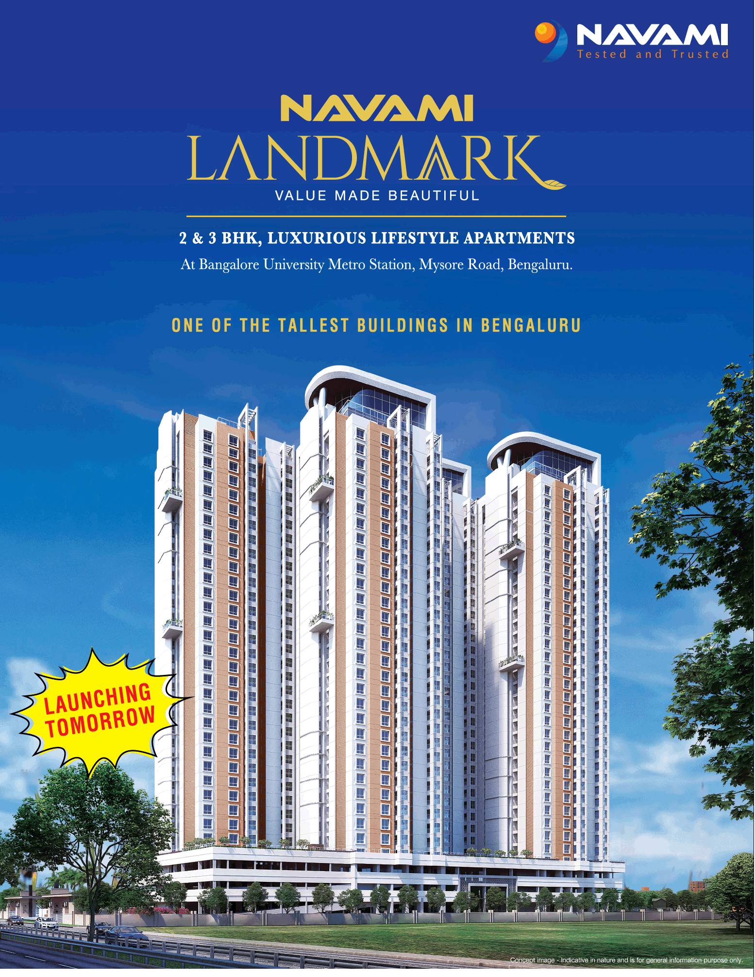 Launching one of the tallest building at Navami MN Land Mark in Bangalore Update